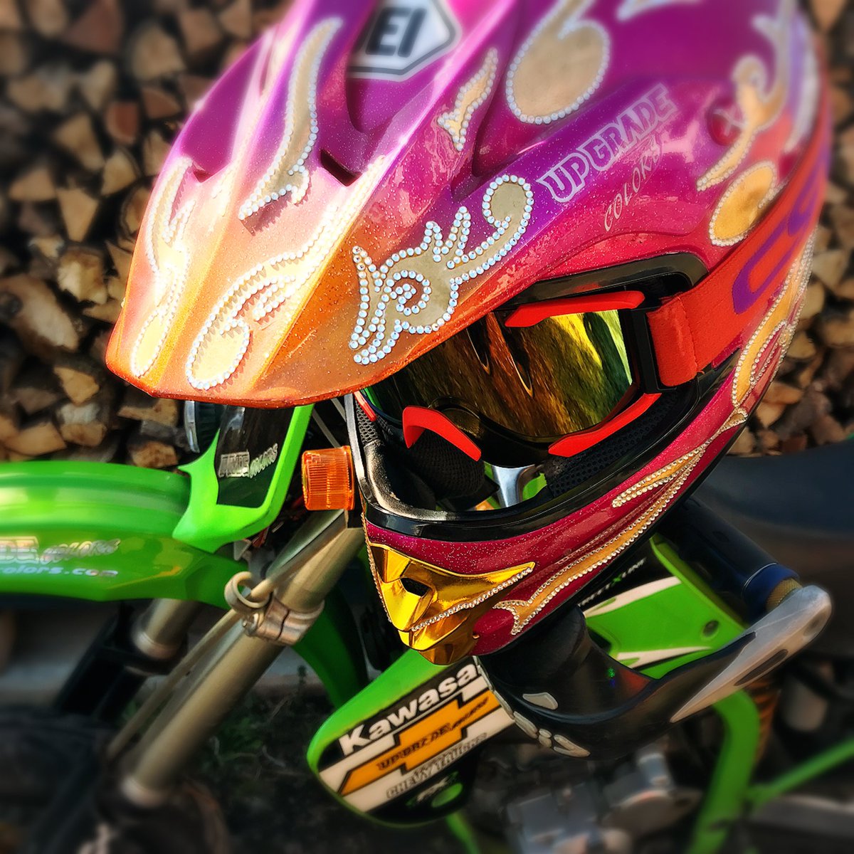 SACHITKG's tweet photo. #バイクとヘルメットを無言で晒してね https://t.co/9kqfXDJsZN