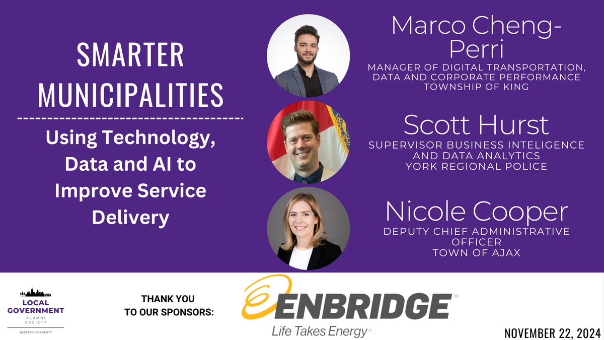 LocalGovAlumni's tweet image. Let&apos;s talk data, AI and technology! Excited to hear what some of local government&apos;s biggest innovators have to say about how we can all build smarter municipalities and improve service delivery. #localgov24