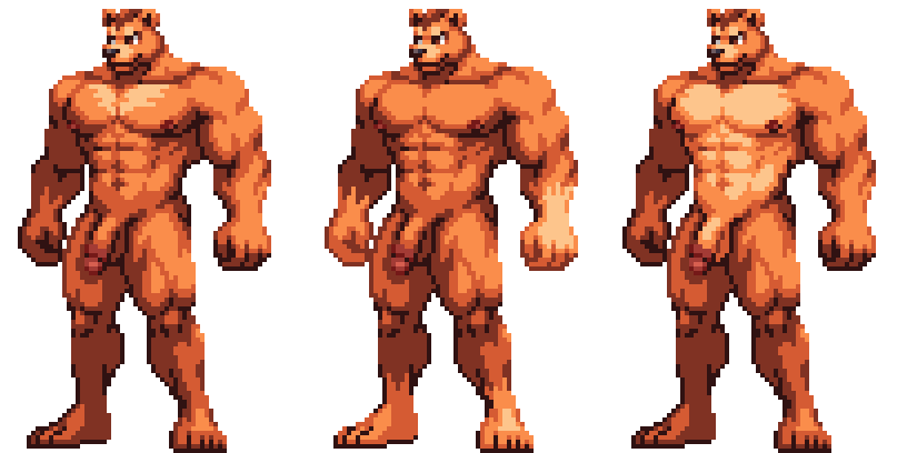 00_3ntries's tweet photo. random bear practice 
scaled to 4 https://t.co/LqacGtVXAg