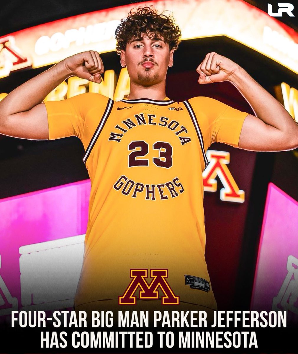NEWS: 2025 4⭐️ Parker Jefferson tells <a href="/LeagueRDY/">League Ready</a> he’s committed to Minnesota.

Jefferson is a 6-10 big man who plays with great feel and touch around the basket. Has a solid frame, is a good rebounder and has a skilled offensive skillset.

He ultimately chose the Golden Gophers