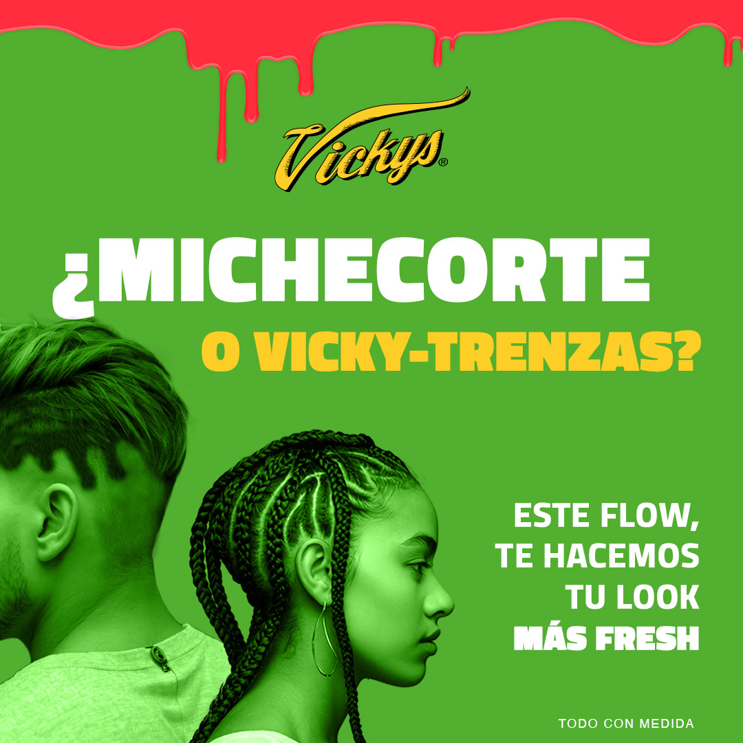 Este Flow, atrévete-te-te …¡al michecorte o unas vicky-trenzas! Solo ve a #Vickychelandia y pide el look que quieras.
