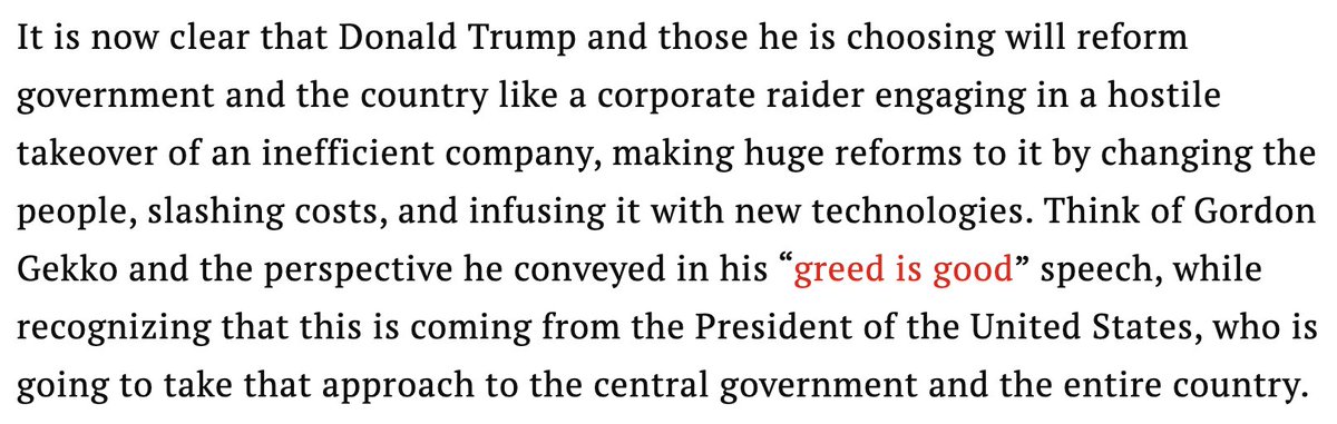pmarca's tweet photo. "Greed, in all of its forms -- greed for life, for money, for love, knowledge -- has marked the upward surge of mankind. And greed -- you mark my words -- will not only save Teldar Paper, but that other malfunctioning corporation called the USA." 🫣 https://t.co/EDB3gKzOIN