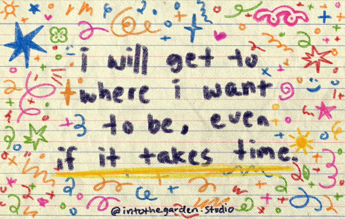 inthegarden_art's tweet image. i wil get to where i want to be, even if it takes time. 🍀❤️‍🩹