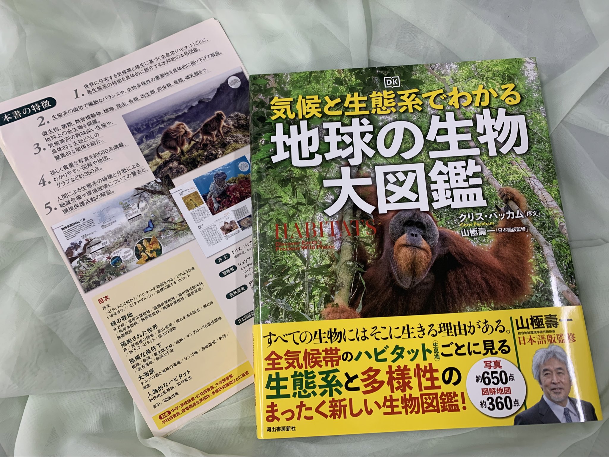 気候と生態系でわかる地球の生物大図鑑」がよかった｜さざなみあやめ