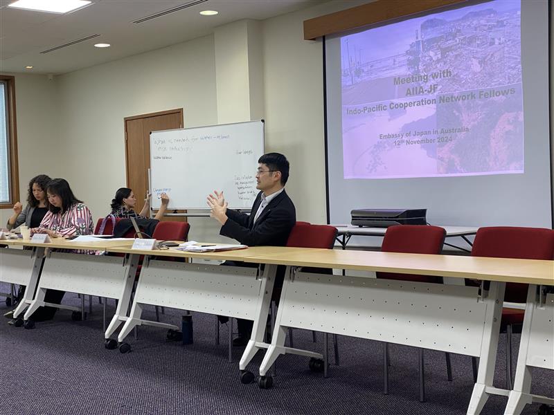 JPEmbassyAU's tweet photo. Disaster Risk Reduction is a common challenge for all. The Embassy had great discussions with experts from around the region on what we can do together and better thanks to @AIIANational @JPFSydney. Japan🇯🇵continues to work with all partners & @UNDRR .
#DRR #JFIPP #MeetOurStaff https://t.co/jhU2xJrmiv