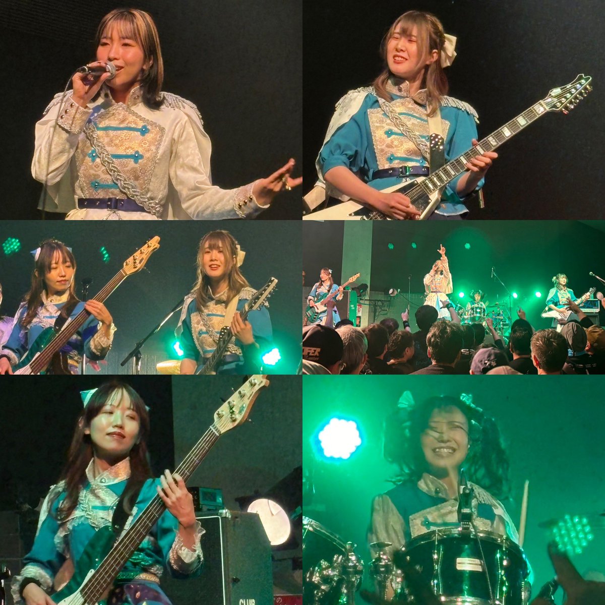 okuyamapavo's tweet photo. 17 Nov, 2024 Metal Vampire 20th Anniversary: STRIKE BACK at Club Citta.
活稼働したHAGANE🦋🗡️🔰
碧い蝶のようですね✨
#hagane
#metalvampire #strikeback https://t.co/MIcIaMXrHv