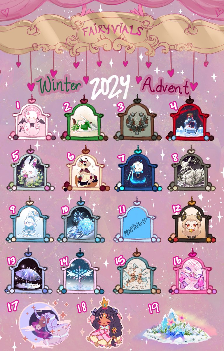 Welcome to the Fairy Vial Winter 2024 Advent!