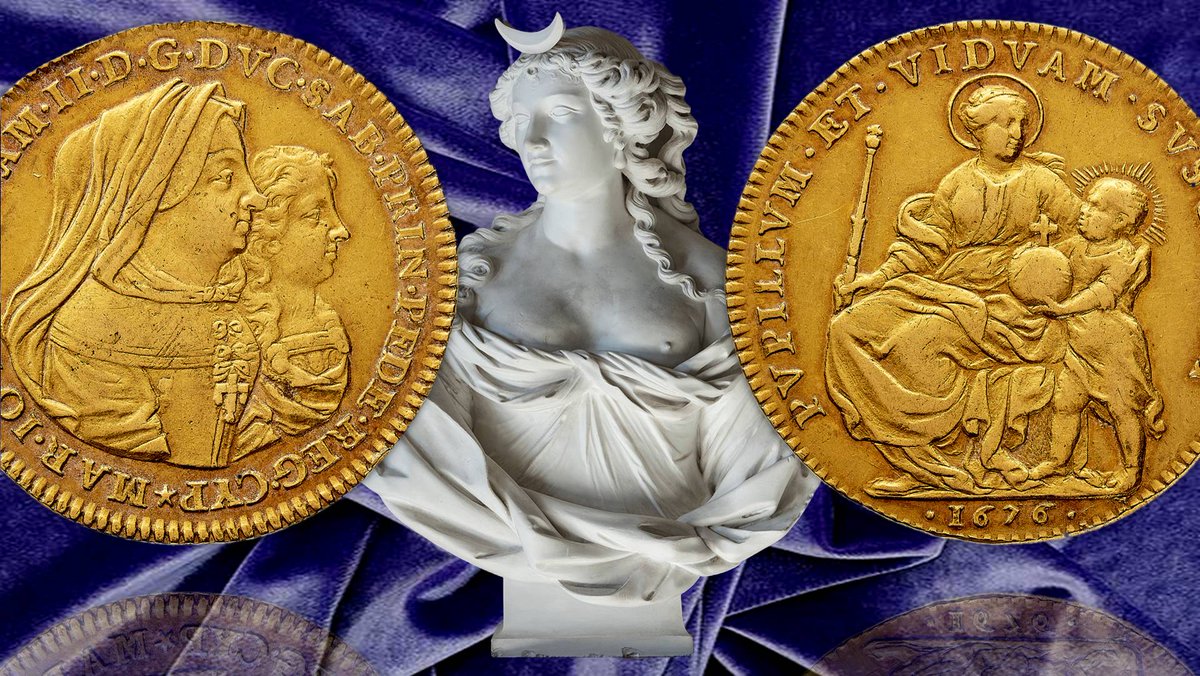 Coniata a Torino, porta i ritratti di Vittorio Amedeo II con la madre Maria Giovanna Battista di Savoia Nemours #moneta #coin #oro #gold #savoia #savoy #reggenza #regency #madre #mother #figlio #son #ritratto #portrait #rarità #rarity #bolaffi
cronacanumismatica.com/la-quadrupla-d…