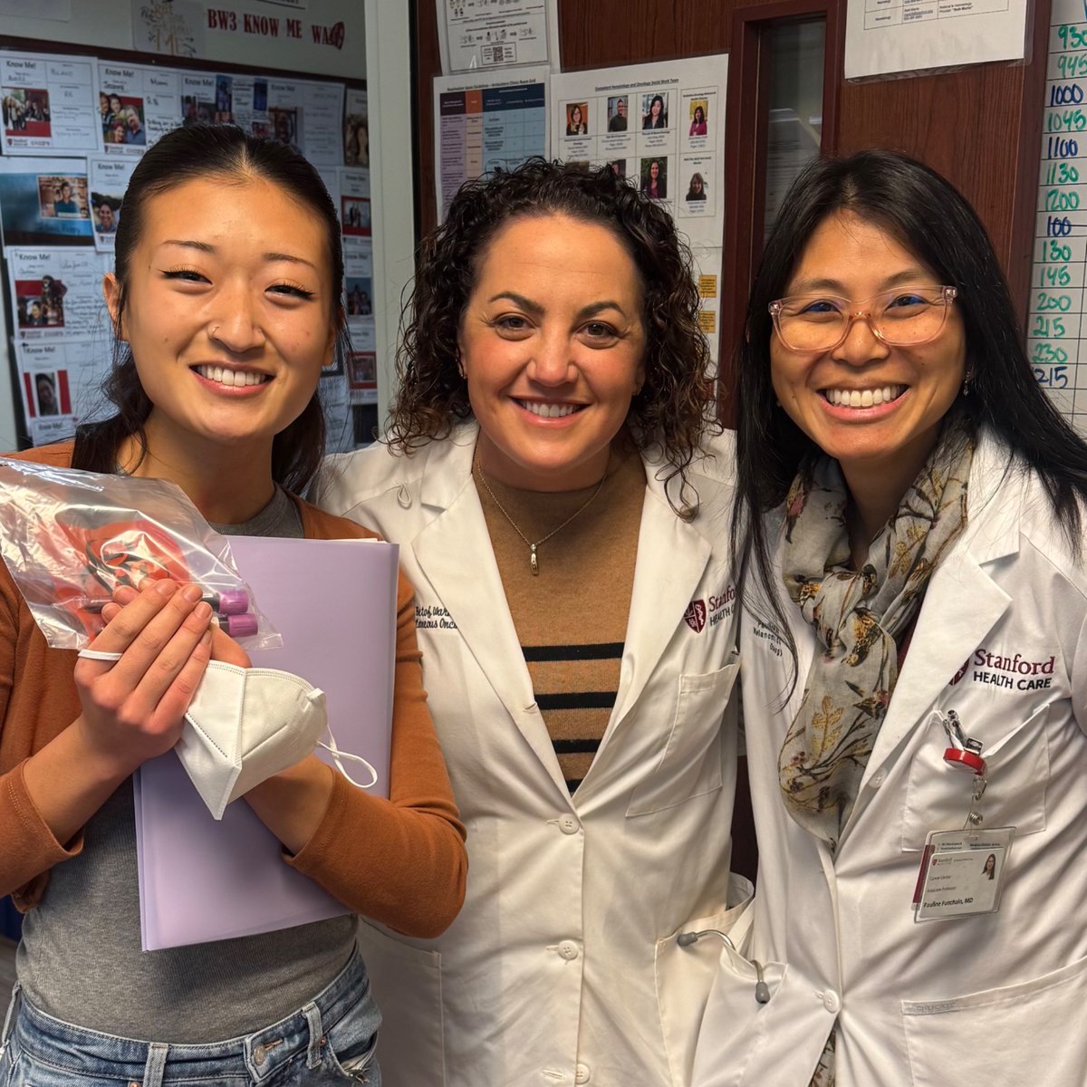 Day 1 of the Stanford Immune Therapies &amp; irAE Biorepository. We are up and running!! Collected and processed our first sample and now off to the races - may the science begin 🐎🏁🧬

With <a href="/DrBetofMDPhD/">Allison Betof Warner, MD, PhD</a> and Elizabeth Park 💙