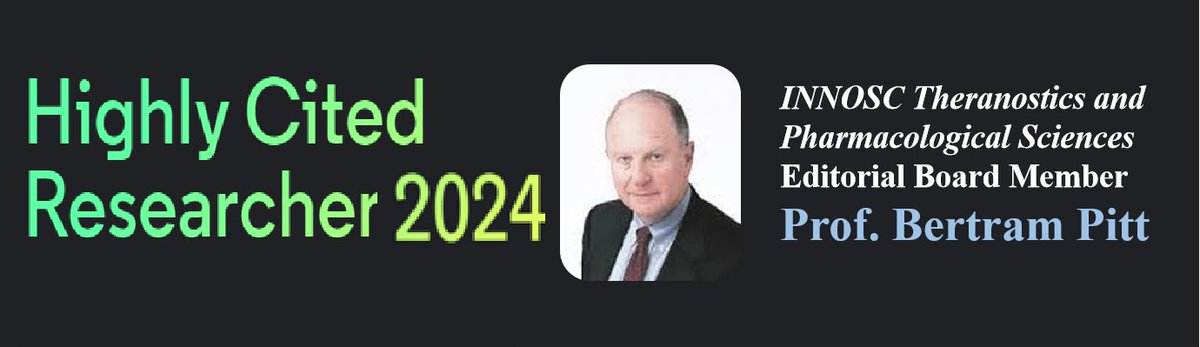 ITPS_ASP's tweet image. 🌟Congratulations to Prof. Bertram Pitt, esteemed EBM of ITPS, for being recognized as a 2024 Highly Cited Researcher by Clarivate! Your outstanding contributions to cardiovascular research are truly inspiring.👏#HighlyCitedResearcher #Cardiology #cardiovascular