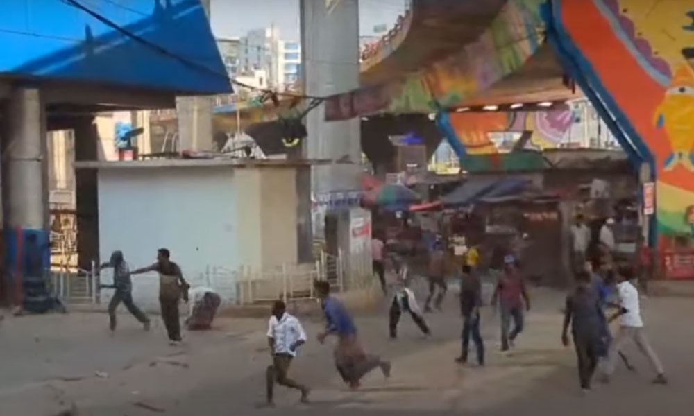 মহাখালীতে ব্যাটারিচালিত রিকশাচালকদের সঙ্গে সংঘর্ষ