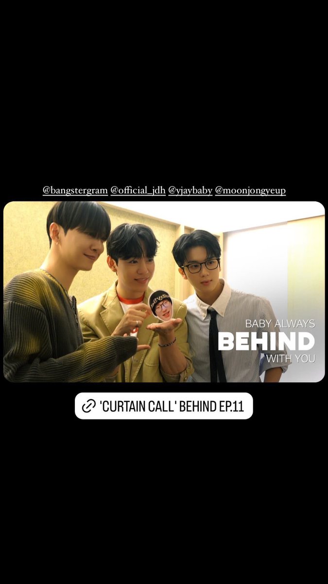 byghcdhyjjuz's tweet photo. 'CURTAIN CALL' Behind Ep.11
#BJYM_CURTAINCALL
#BANG_JUNG_YOO_MOON #방정유문 #BAPisBACK #BAP #비에이피 #방용국 #대현 #영재 #종업 #젤로 #BABY @BAP_Bangyongguk @official_JDH93 @BAP_Youngjae @jongup_official @ZELO96
🔗 https://t.co/QSQvXYectA https://t.co/1dlIkPWKqV