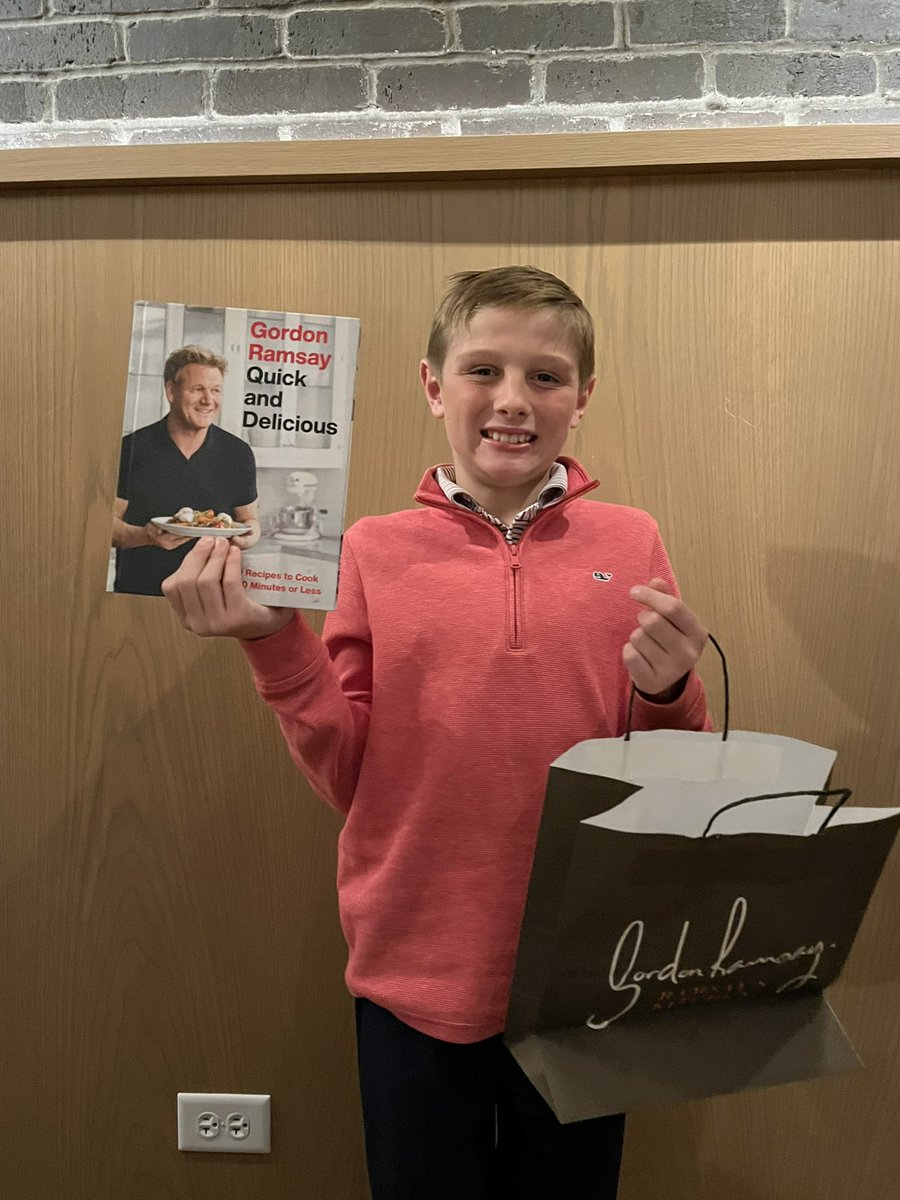 To celebrate his 10th birthday today, Keegan chose Ramsay’s Kitchen so he could have the famous Beef Wellington  from <a href="/GordonRamsay/">Gordon Ramsay</a> - we had such a fun birthday with him. Where does the time go?!?!?