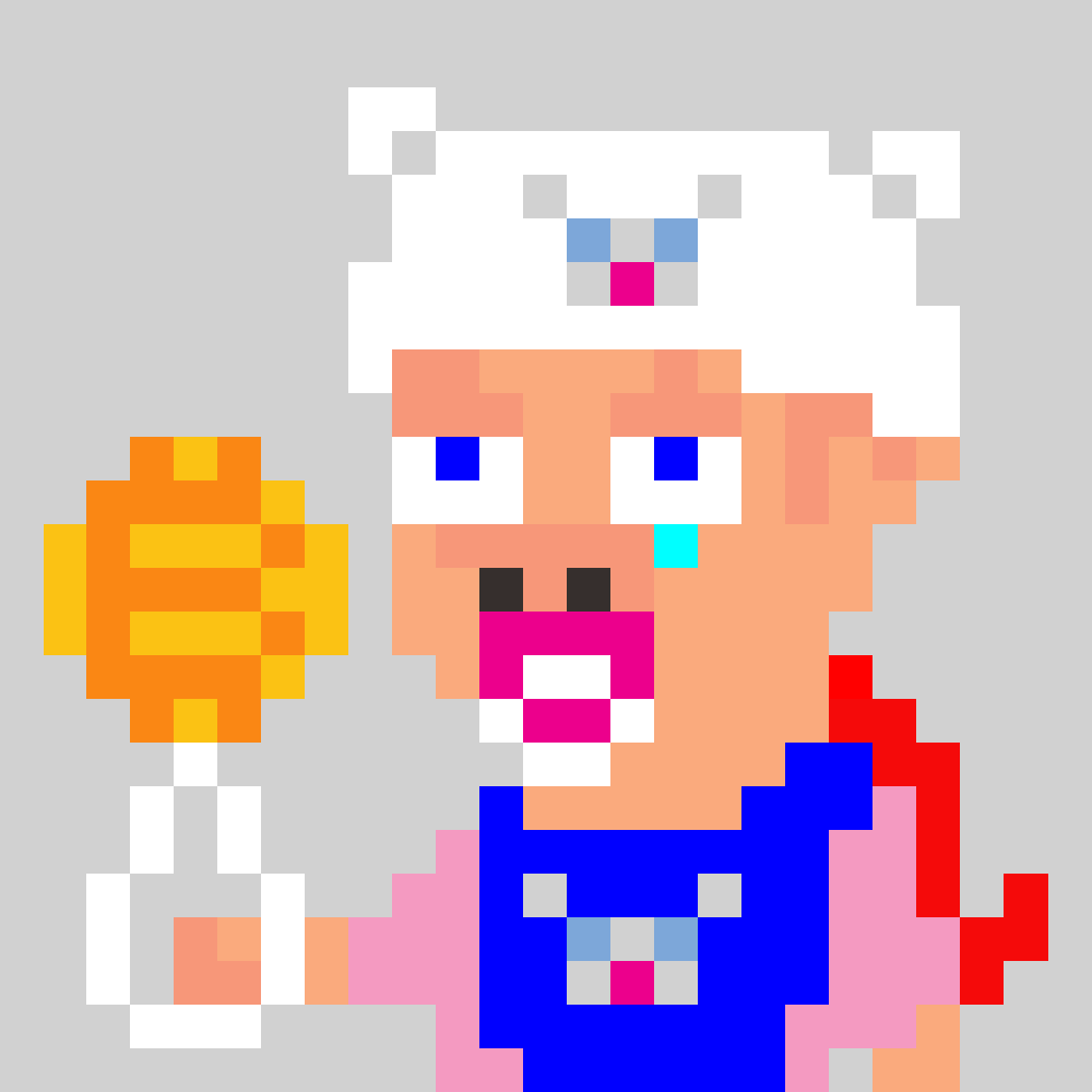 pigvbbq's tweet photo. Has crypto ever tasted as good as today?

To celebrate let's share Pixie Party No. 650 | Baby with Bitcoin Lollipop. Artist credit Joshua Jerome Hunt (b. 🇺🇸1986) https://t.co/IDpnmm7w6o