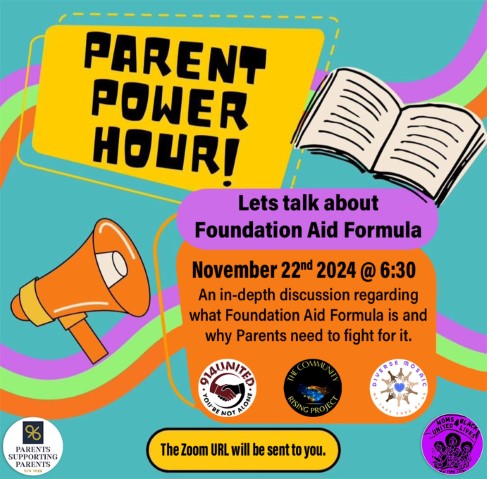 pspnyinc's tweet image. Register Here for PPH
us02web.zoom.us/meeting/regist…

Community members join us for a statewide PPH on Friday! 
#FoundationAidFormula This formula funds our students' education. This affects all our students, and we need more funds. Hope to see you all Friday