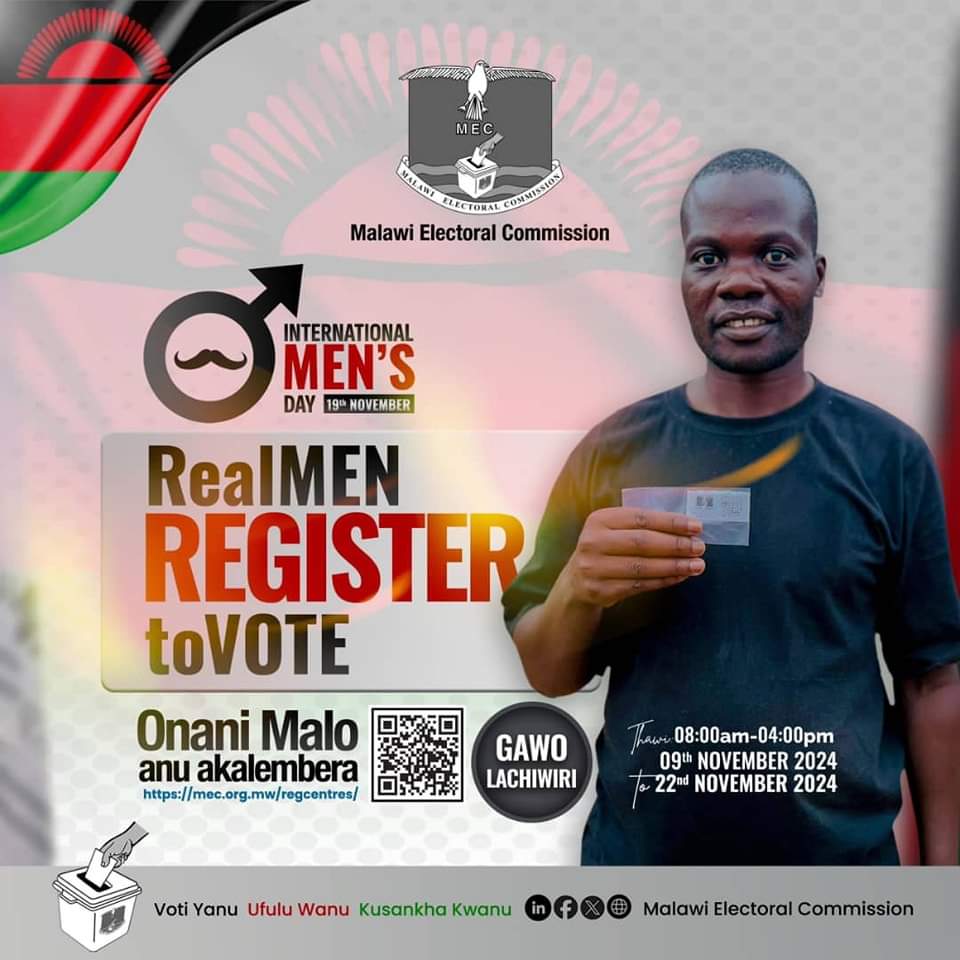 cisemalawi's tweet image. Youth of Mchinji, tomorrow is the final day to register for the 2025 general elections! Let’s seize this opportunity to make our voices heard and shape our future. Head to your nearest registration centre and become a voter. Together, we can make a difference @electionsmalawi