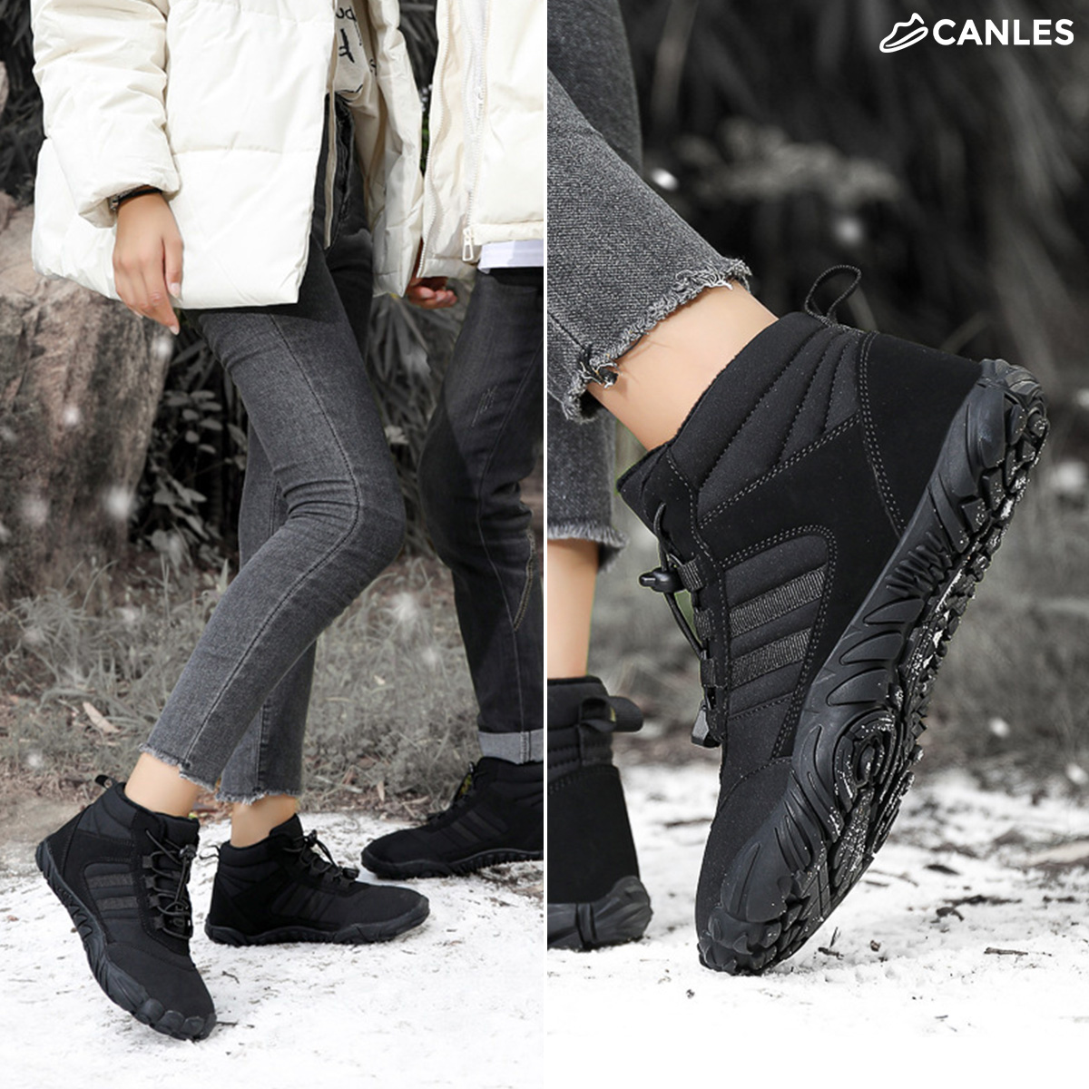 canlesofficial's tweet photo. Tired of shivering through the winter? Our revolutionary winter boots are here to save the day! Designed to keep your feet toasty warm, dry, and protected, no matter how harsh the weather. Experience the ultimate in winter comfort.