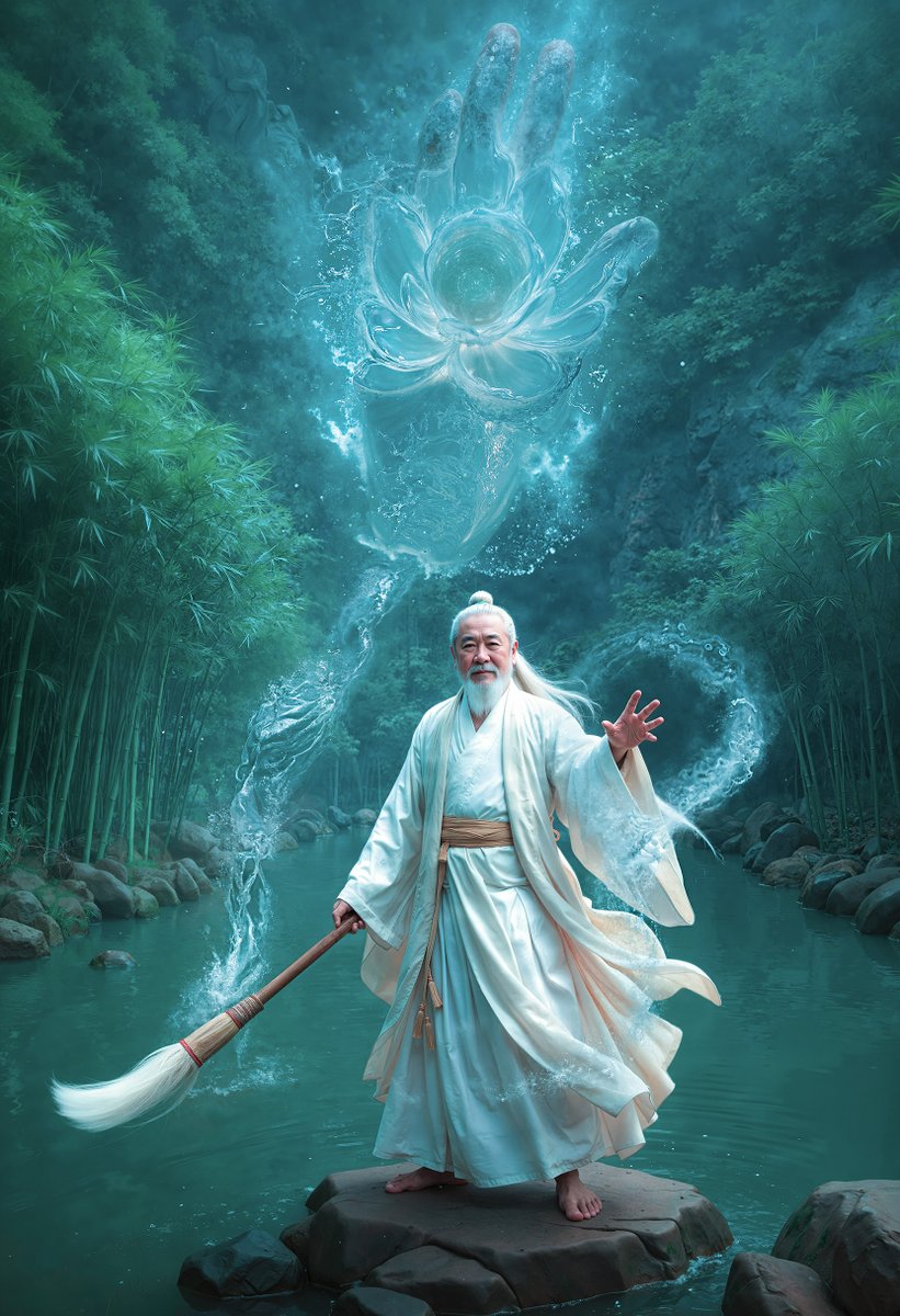 同样都是水和莲为主题，结果可以完全不同，Ai就像一支笔，取决于你的选择色情或则艺术。