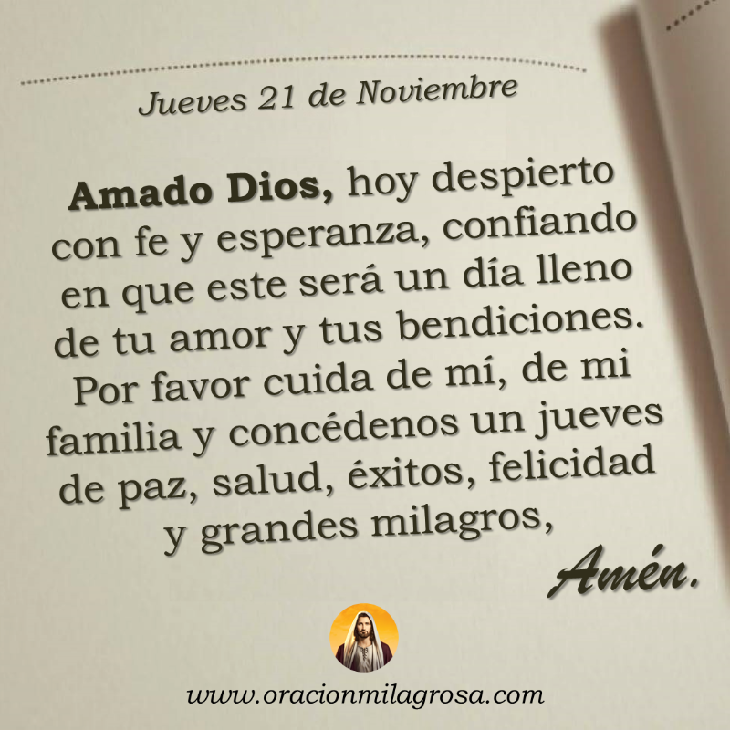 oracion_milagro's tweet photo. Oración para el jueves 21 de noviembre de 2024: https://t.co/ZHFBGHTANm