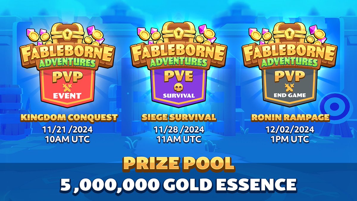 GamefiNaga's tweet image. 快节奏动作角色扮演游戏 #Fableborne @fableborne 已正式上线第 3 季，新赛季新增史诗级活动、财富通行证系统，以及向 #Ronin 的迁移和 $POWER 代币的引入等，是游戏迄今为止最大的一个赛季。

活动指南：fableborne.medium.com/fableborne-sea…

#GameFi #Web3Games