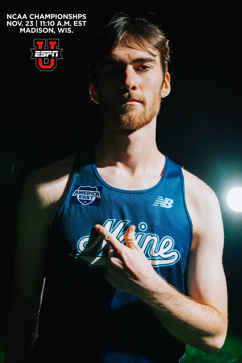 Luke Marsanskis will compete in the NCAA Cross Country Championships at Madision, Wis. LIVE on ESPNU this Saturday (11/23) at 11:10 a.m. EST

#BlackBearNation | #AEXC