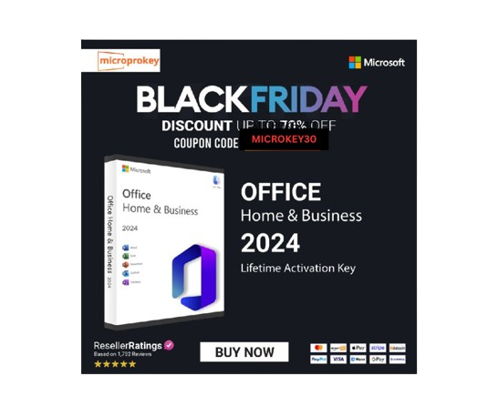 dsahosa's tweet photo. Black Friday is here! 💥 Get Microsoft Office Home &amp; Business 2024 for 70% off. Use code MICROKEY30. Don't miss out! #BlackFriday #Microsoft #Office2024
Call to Action: Shop now: [lhttps://microprokey.com] https://t.co/9hlPD8sbLt