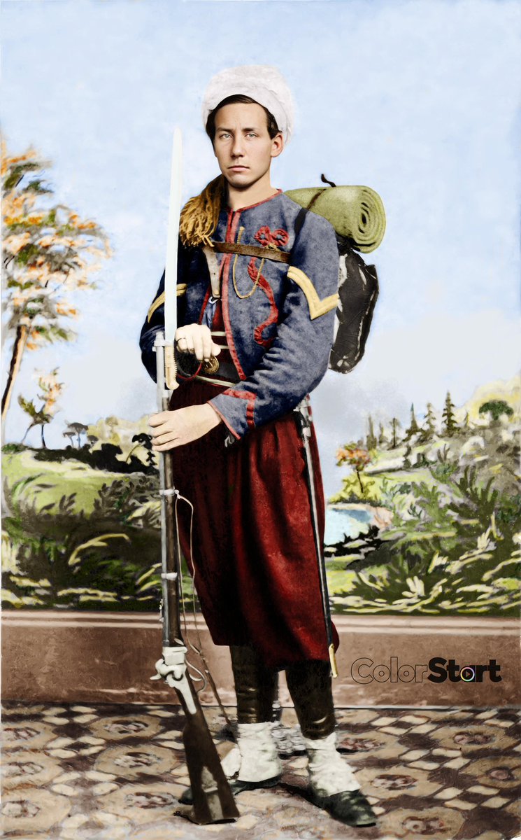 NoblemanAsa's tweet photo. @basedbinkie Zouaves from the US Civil War. 

Zouaves were also type of French Light Infantry formation whose roots are descended from North Africa, specifically from Algeria. 

All the pictured soldiers are Zouaves from the US Civil War, but they were very similar to French Zouaves. https://t.co/mwLAdJGyGC