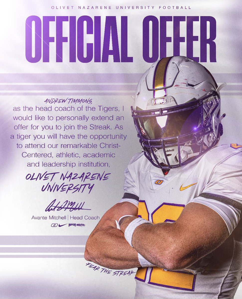 Andrew Timmons (@andrewtimmons64) on Twitter photo Blessed to receive an offer to <a href="/ONAZFootball/">ONU FOOTBALL</a>  !!!!! <a href="/Showtime_CoachP/">Princealex AyoOla</a>  <a href="/Taber_77/">Coach Taber</a> <a href="/CoachBeckham/">Coach Beckham</a> <a href="/Thatboylid80/">Khalid Hill</a> <a href="/SHSpatFB/">SHS Patriot FB</a> @MidwestFootbal1 <a href="/PrepRedzoneIL/">Prep Redzone Illinois</a> <a href="/DeepDishFB/">DEEP DISH FOOTBALL</a> <a href="/GoMVB/">GoMVB Sports - Recruit Content for College Coaches</a> Blessed to receive an offer to <a href="/ONAZFootball/">ONU FOOTBALL</a>  !!!!! <a href="/Showtime_CoachP/">Princealex AyoOla</a>  <a href="/Taber_77/">Coach Taber</a> <a href="/CoachBeckham/">Coach Beckham</a> <a href="/Thatboylid80/">Khalid Hill</a> <a href="/SHSpatFB/">SHS Patriot FB</a> @MidwestFootbal1 <a href="/PrepRedzoneIL/">Prep Redzone Illinois</a> <a href="/DeepDishFB/">DEEP DISH FOOTBALL</a> <a href="/GoMVB/">GoMVB Sports - Recruit Content for College Coaches</a>