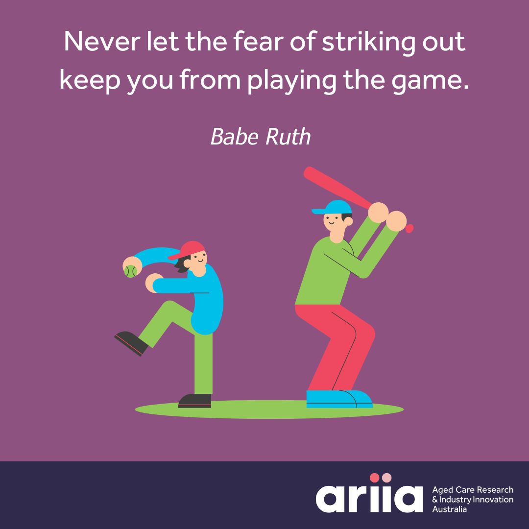ariia_org's tweet photo. #ThoughtforThursday
Never let the fear of striking out keep you from playing the game.
- Babe Ruth https://t.co/Rq7r9Wz1DM