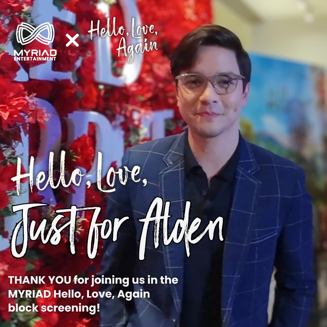 Thank you <a href="/myriad_corp/">MYRIAD Corporation</a> for having us. We all had a blast at the red carpet! 
<a href="/aldenrichards02/">Alden Richards</a> 
#HelloLoveAgain