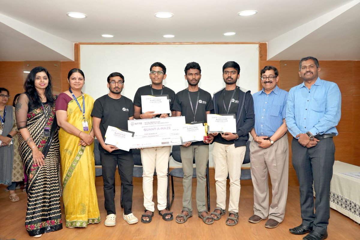 NMITBangalore's tweet image. 📷 Quant-A-Maze 2024📷
India&apos;s premier quantum hackathon by QBits at NMIT saw 140 finalists across 40 teams from 2000+ applicants competing in innovation-driven tracks. 📷

Kudos to all for shaping the future of tech! 📷
#QuantAMaze2024 #Innovation #QuantumHackathon #EmergingTech