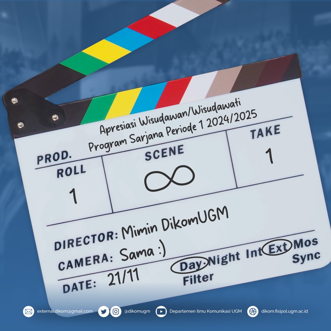 dikomugm's tweet image. [Berita Kelulusan Dikom]
Hari ini, Departemen Ilmu Komunikasi dengan bangga melepas 24 wisudawan/wisudawati pada Wisuda Periode I Tahun 2024/2025. Selamat menyandang gelar S.I.Kom ya, Sobat Dikom! 

Salam cinta,

Dikom UGM

#DikomUGM
#FisipolUGM
#UGMYogyakarta