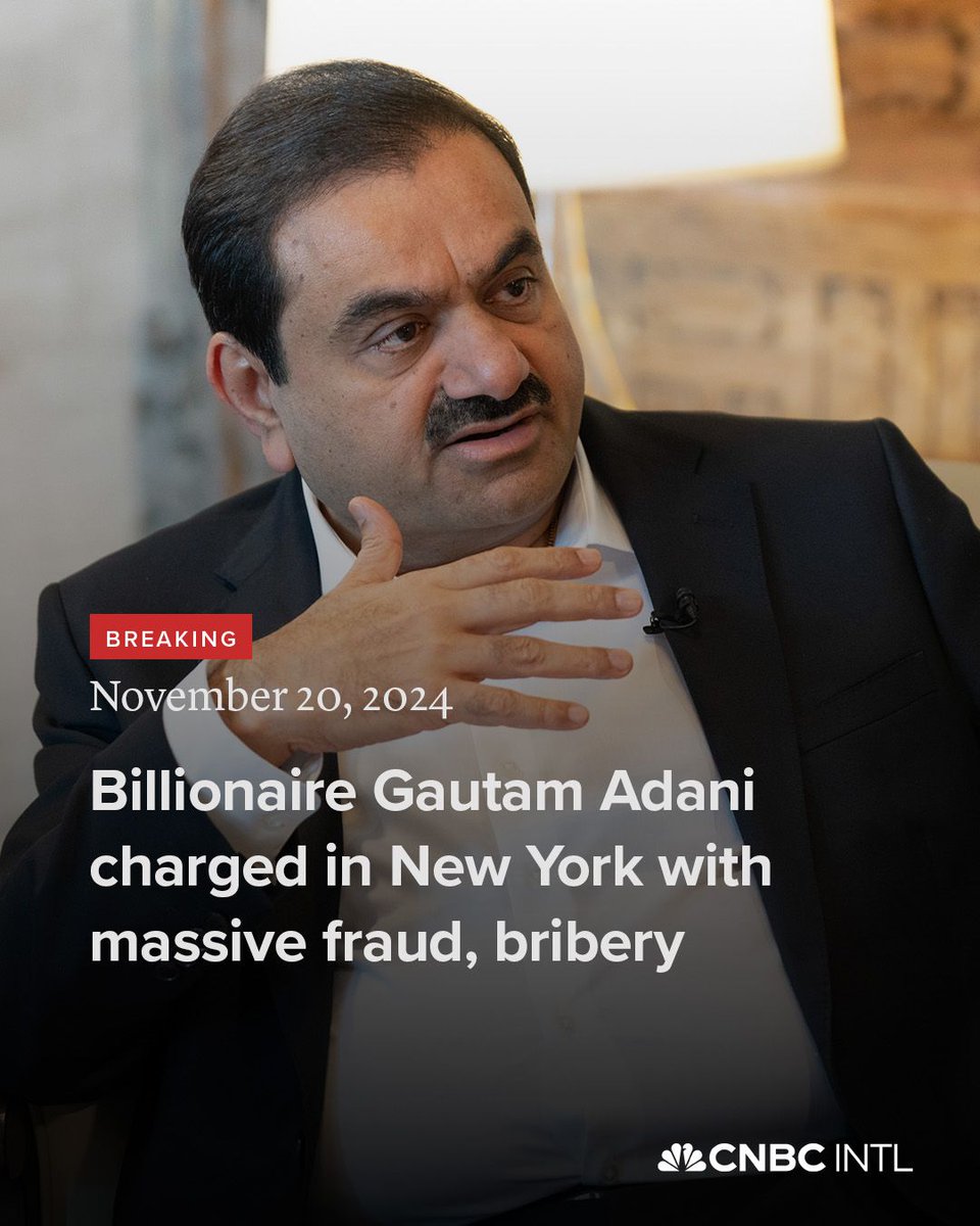 sholard_mancity's tweet photo. This is the latest news in the US that Adani committed fraud and is to be arrested 

This is the guy William ruto has sold kenyan energy infrastructure to 

Ruto wants to sell our airport to him 

This is why -👉🏻 #RutoMustGo
We must 👉🏻 #OccupyParliament
👇🏻
#AdaniMustGo https://t.co/FyA2pPNLYu