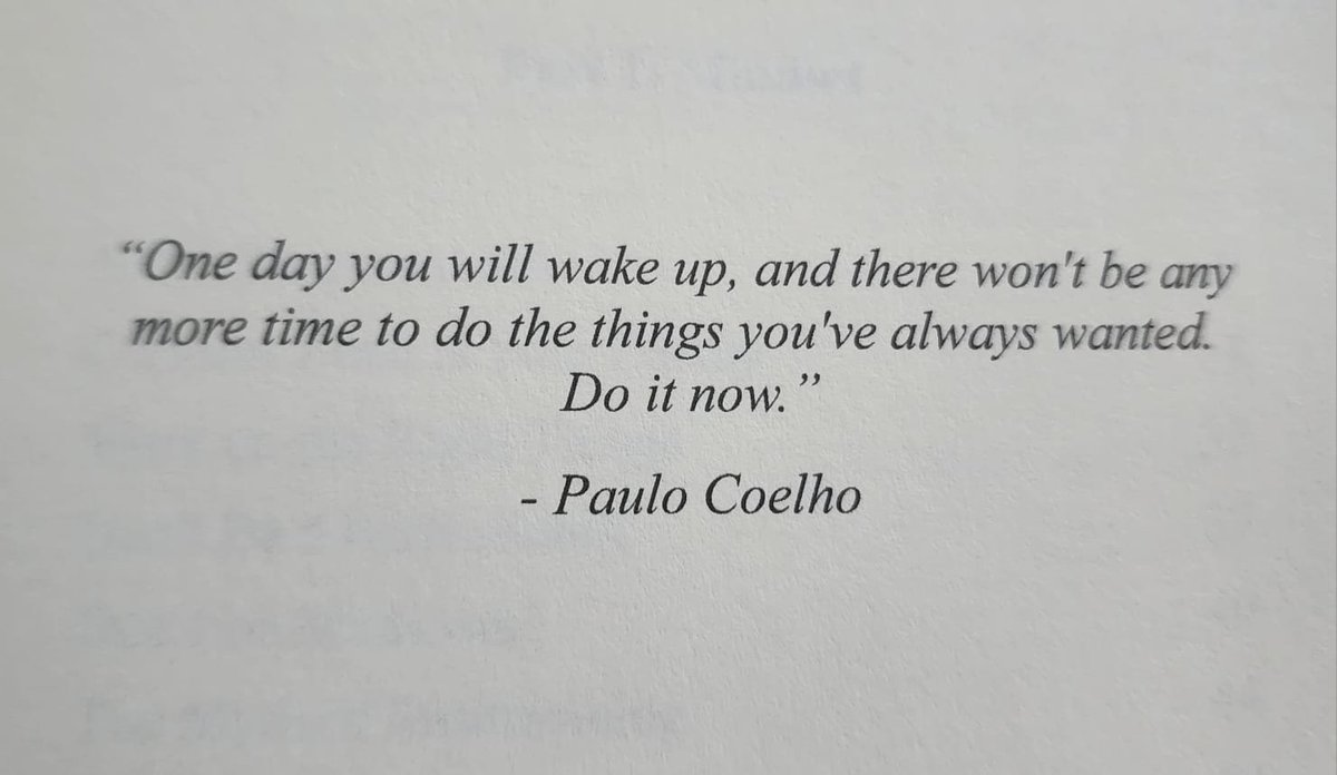 Its another day to start it.
GM