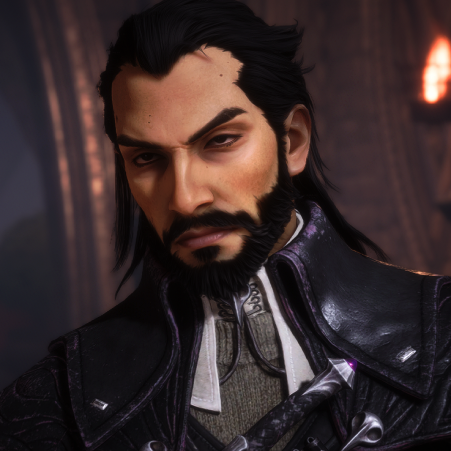 gothmidas's tweet photo. lucanis dellamorte hand in marriage please https://t.co/Kx6abIBIBL