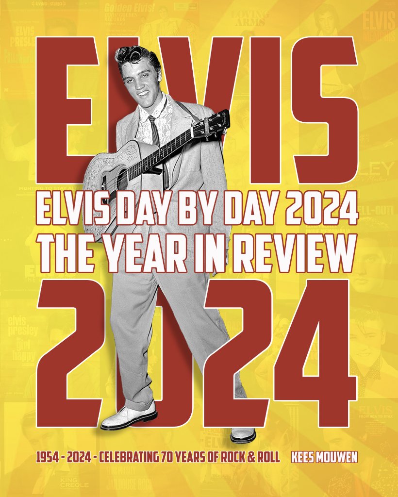 elvisdaybyday's tweet photo. The book you’ve been waiting for all year long, 'Elvis Day by Day 2024', will be out January 2025.

A colorful 450 pages reference book on Everything Elvis from all corners of the world in 2024 with extra in-depth reviews.

Details at: https://t.co/Dia2NCKLOM #elvis #pressrelease https://t.co/NtnhpVSMqn