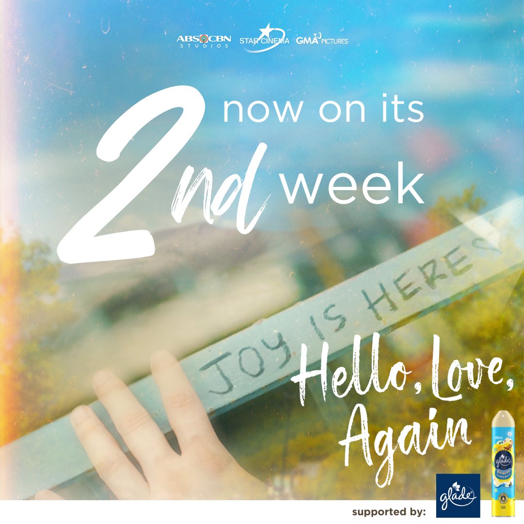 Now on its 2nd week!!! Nood pa tayo ng paulit ulit.  <a href="/aldenrichards02/">Alden Richards</a> <a href="/bernardokath/">KATH 🐘</a> 
#HelloLoveAgain