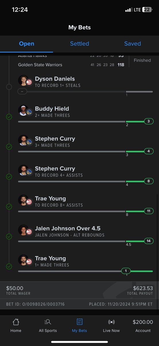 Cnewcomb_1124's tweet photo. @FDSportsbook you really just gonna take a Dyson Daniels clear and obvious steal away!?!? Shame on you!!!! #Rigged https://t.co/t6SQEF8MEf