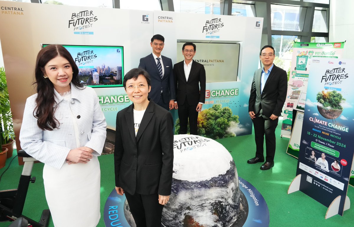 SuccessChTv's tweet image. เซ็นทรัลพัฒนา ผนึกพันธมิตรชั้นนำ ชูประเด็นเสวนา Climate Crisis Management พร้อมต่อยอดความสำเร็จงานกรีนเอ็กซ์โป Better Futures Project 2024 @ G Land มุ่งสู่เป้าหมาย NET Zero 2050 

successchannel.co/post_news?post… 

#BetterFuturesProject2024 
#Imaginingbetterfuturesforall
#เซ็นทรัลพัฒนา