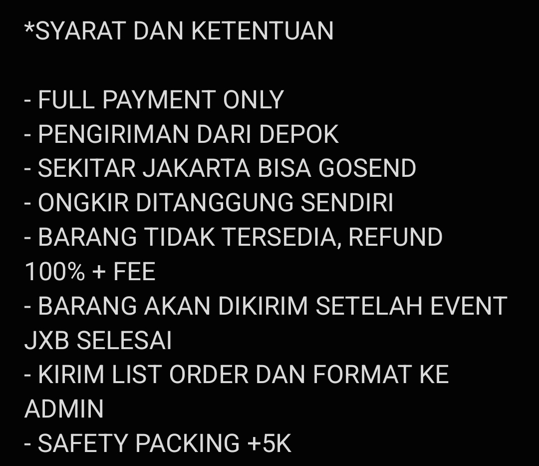 Haii aku open jastip jxb yaa, yang mau lihat katalognya bisa cek drive.google.com/drive/folders/…

Yang mau join dan tanya tanya bisa join chat.whatsapp.com/L15dw003WSd3Xq…

#zonaba #zonajajan #zonabu