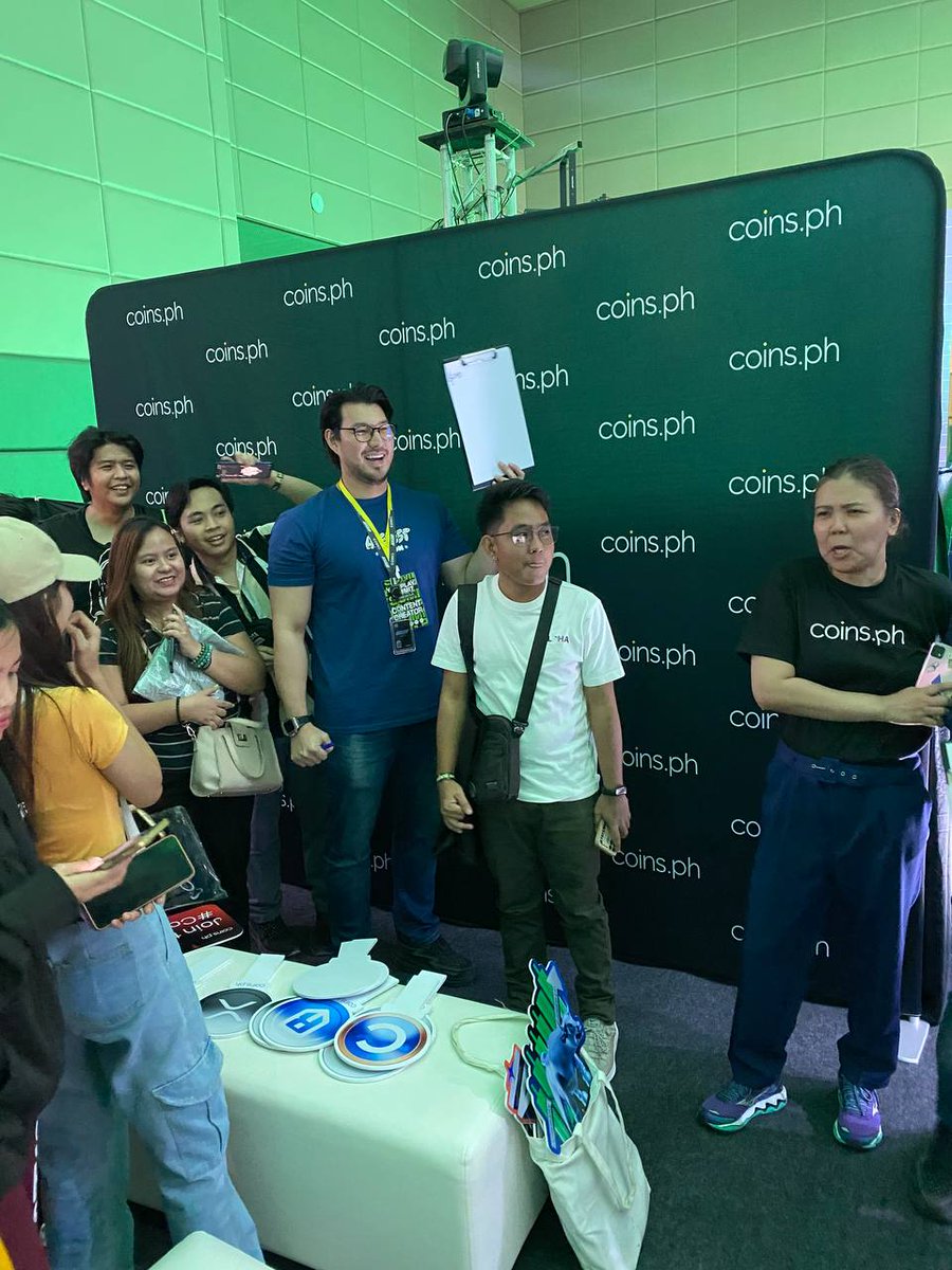 coinsph's tweet photo. 💥 Meet the legends— @CryptoPareh & @GiuComia at the #CoinsPH booth (B1) at #YGGPlaySummit!
Drop by for fun, giveaways, and some serious FOMO vibes. 😎
@YGGPilipinas @YieldGuild @YGGPlaySummit #YPS2024 #TogetherWePlay #LFP #CreatorMeetUp https://t.co/BeCa8c42o5