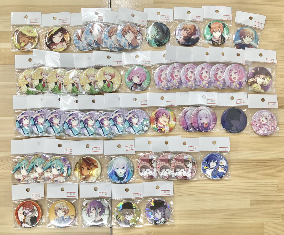 🐨入荷情報🐨】 プロジェクトセカイより、 缶バッジが入荷しました