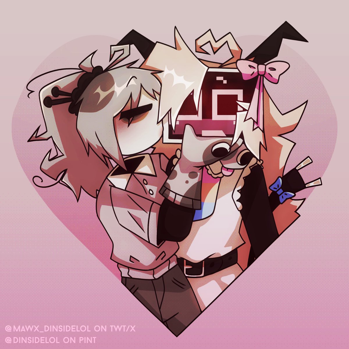 Ruby♥୨୧˙˳⋆﻿　1225 🧦🩷📺 [ lana &/x ruby from #fundamentalpapereducation #fpe