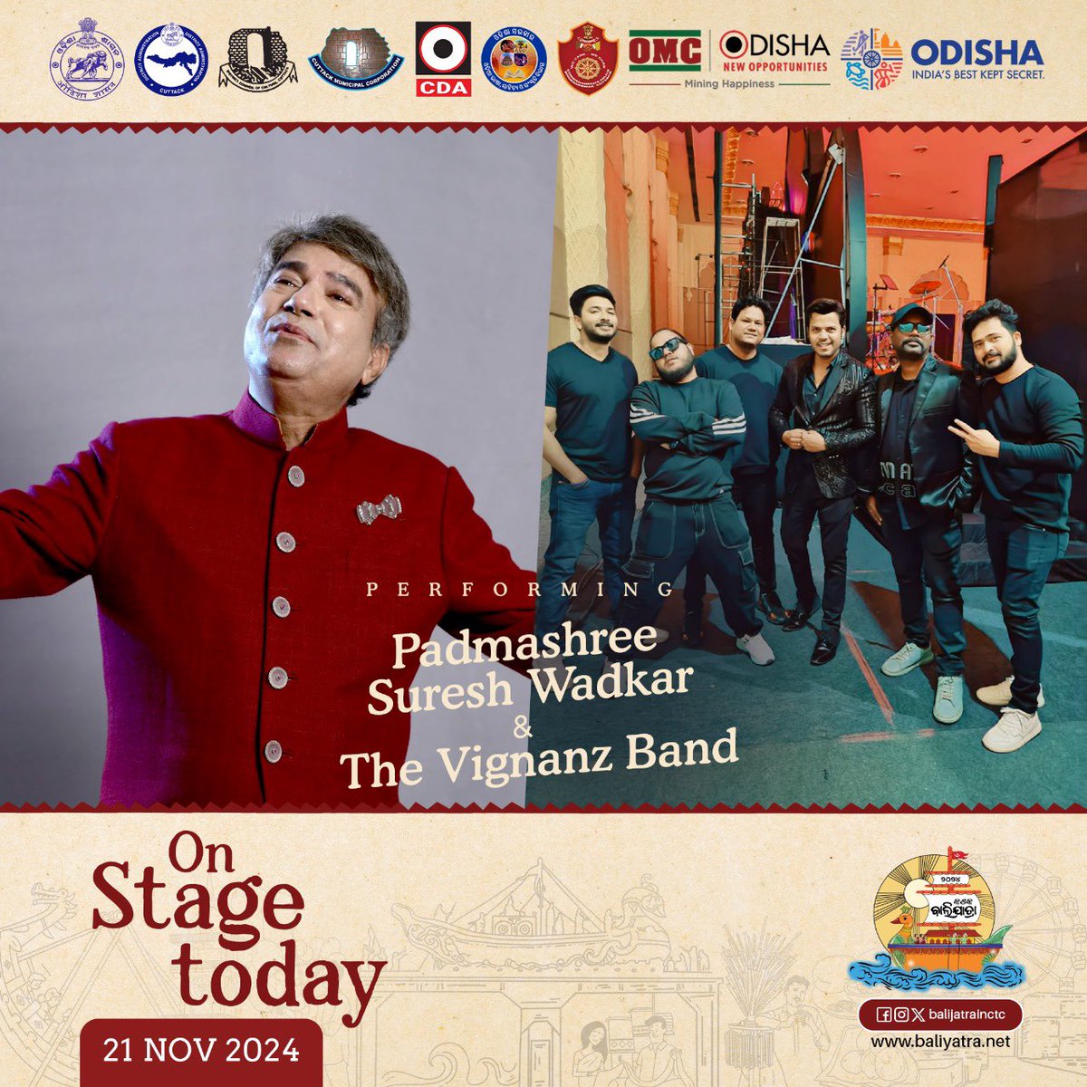 Catch the magic unfold on stage today
#baliyatra2024 <a href="/CMO_Odisha/">CMO Odisha</a> <a href="/CuttackDM/">DM Cuttack</a> <a href="/ZP_Cuttack/">Zilla Parishad, Cuttack</a> <a href="/IPR_Odisha/">I & PR Department, Odisha</a> <a href="/Culturedeptt/">ଓଡ଼ିଆ ଭାଷା, ସାହିତ୍ୟ ଓ ସଂସ୍କୃତି ବିଭାଗ</a> <a href="/CMCCuttack/">CMC,Cuttack</a> <a href="/ormas_cuttack/">ORMAS Cuttack</a> <a href="/Ruchifoodline/">Ruchi Foodline</a> <a href="/BharatMasala/">Bharat Masala</a> <a href="/Odishamining/">OMC</a> <a href="/odisha_tourism/">Odisha Tourism</a>