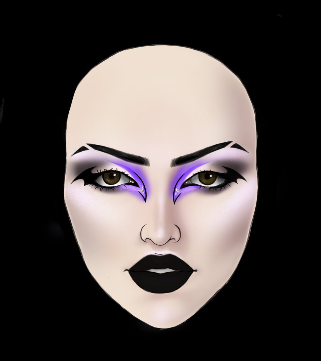 kylemorganHP's tweet photo. Some examples, plus a hand-drawn face chart (which I can also do, if you'd prefer- I can make one with a good front view pic of your full face!!)
Please give a man a break lol, I wanna work for my $ and this is the only way I can. &amp; I need something creative and quick to do rn! https://t.co/WF8GJgDzdk