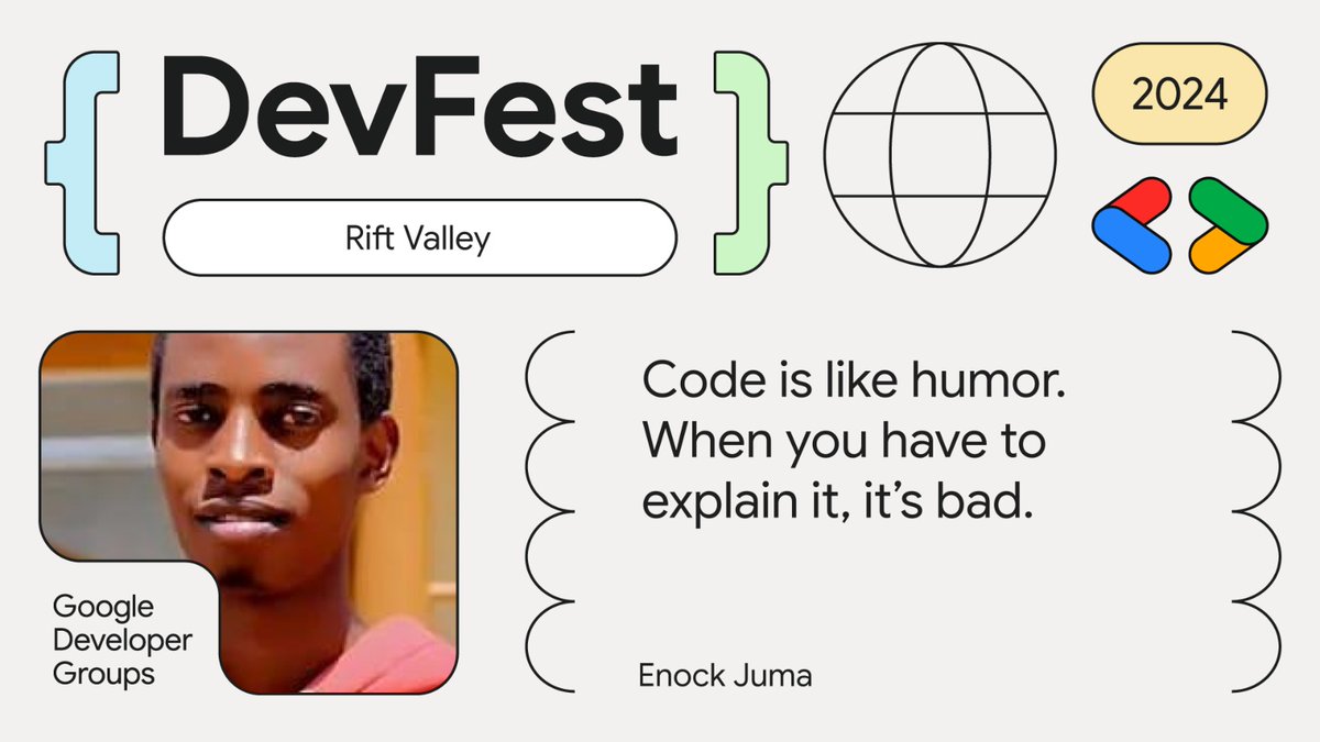 Attending DevFest RiftValley 2024
<a href="/WTM_Eldoret/">WTM Eldoret #RedefinePossible</a> 
<a href="/gdgeldoret/">GDG Eldoret</a> 
#DevFest2024 
#DevFestRiftValley2024