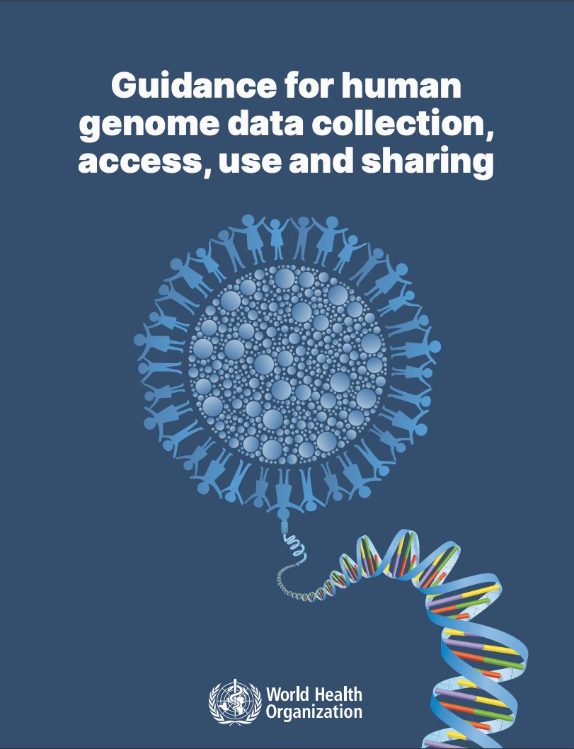Australian Genomics (@ausgenomics) on Twitter photo 📣 Today the <a href="/WHO/">World Health Organization (WHO)</a>'s #Genomics Program launched its principles for the ethical human genome data collection, access, use and sharing. 🌎🧬
Read more & access the full document here 👉 who.int/news/item/20-1…
#genomics #globalhealth #data #equity
#collaboration #research #WHO 📣 Today the <a href="/WHO/">World Health Organization (WHO)</a>'s #Genomics Program launched its principles for the ethical human genome data collection, access, use and sharing. 🌎🧬
Read more & access the full document here 👉 who.int/news/item/20-1…
#genomics #globalhealth #data #equity
#collaboration #research #WHO