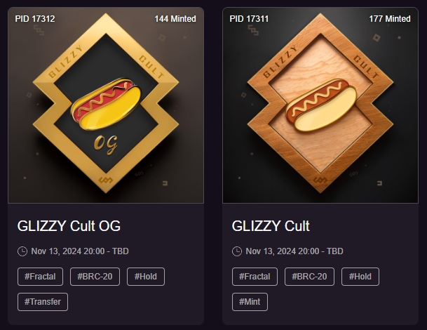 <a href="/GeoMarks_io/">GeoMarks - Collect OATs like a game 🎮</a> X <a href="/Fractal_glizzy_/">Fractal-GLIZZY🌭</a>
#GLIZZY 热狗社区与GeoMarks合作勋章mint教程

    近期，有不少小伙伴询问如何铸造两款勋章，现在我们发布一下简单的教程，大家都赶紧mint，以后一些项目方说不定会根据拥有勋章的钱包进行空投！🥳

❤GeoMarks <a href="/GeoMarks_io/">GeoMarks - Collect OATs like a game 🎮</a> 介绍：
    GeoMarks是 Fractal Bitcoin