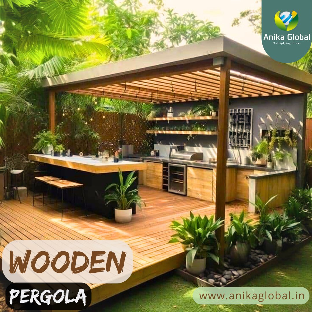 Cozy up under our wooden pergola this winter. Whether it’s sipping hot cocoa or enjoying fresh air by the fire pit, make your outdoor space winter-ready. ❄🔥
.
Contact us today at 9205187961 or visit our website at anikaglobal.in

#AnikaGlobal #WoodenPergola #architect