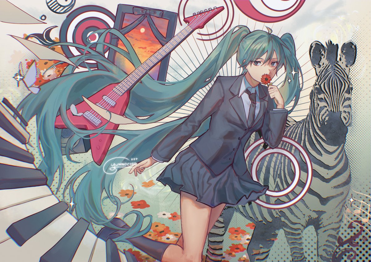 yunnochio's tweet photo. 🌺It was such a graceful love, such a graceful love

my piece for @vocaloheartbeat ! please check it out! There were so many amazing artist on this zine >_< 

#VOCALOID #初音ミク https://t.co/ha3BzmL6Id